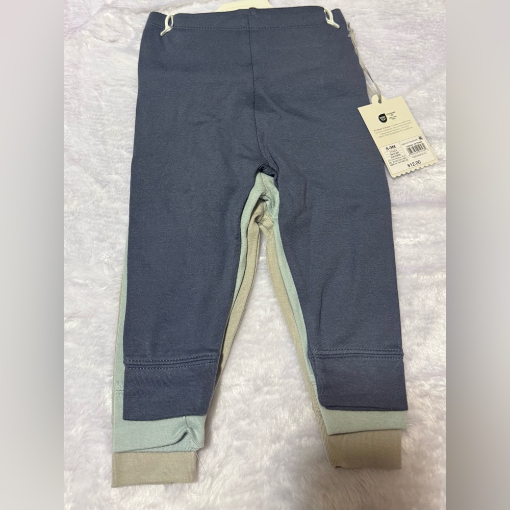 Kids' Blue and grey Bottoms, 3 pack